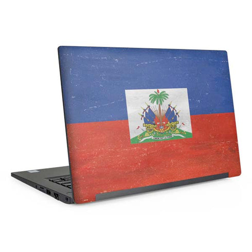 Haiti Flag Distressed Dell Latitude Skin
